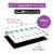 Magnetic Dry Erase Monthly and Weekly Calendar 2-Pack Bundle, Fridge White Board with Monthly Perspective: left