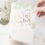 Rileys & Co 50 Pack Wedding Invitation Cards with Envelopes and Stickers, Gold Foil 5x7" Perspective: left