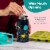 BOZ Kids Insulated Water Bottle with Straw Lid, Stainless Steel Double Wall-Space Perspective: left