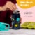 BOZ Kids Insulated Water Bottle with Straw Lid, Stainless Steel Double Wall (Safari) Perspective: left