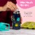 BOZ Kids Insulated Water Bottle with Straw Lid, Stainless Steel Double Wall Water Cup-Unicorn Perspective: left