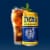 Liquid Death, Dead Billionaire Iced Tea, Half Lemonade Half Black Tea Perspective: left