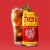 Liquid Death, Rest in Peach Iced Tea, Peach Flavored Back Tea Perspective: left