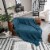Muslin Blanket for Adults, Extra Large Twin 90” x 66” (Neptune) Perspective: left