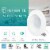 6 In. WiFi Smart 12W 1100LM Thin Recessed Retrofit LED Light/Google, Wet Rated (6 Pack) Perspective: left