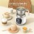 Maestri House 21 Ounce Detachable Smart Touch Digital Milk Frother Pot, White Perspective: left