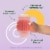 Bloom Sour Peach Ring High Energy Pre-Workout Supplement Powder Perspective: left