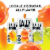 Dally™ Zero-Sugar Peach Gel Fruit Snack Pouch Perspective: left