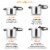 Zavor DUO Stainless Steel Pressure Cooker - Canning Ready w/ Dual Pressure Setting Perspective: left