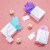 Occasionall Designer Extra Small White Paper Gift Wrap Bags Solid Colors Bulk 12Pk 4x2.75x4.5 Perspective: left