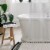 36&quot; W x 72&quot; H Clear PEVA Extra Heavy Weight Shower Liner - Liba Perspective: left