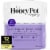 The Honey Pot® Overnight Pads with Wings 100% Organic Cotton Cover Heavy Absorbency Herbal Infused Perspective: left
