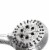 PULSE ShowerSpas Oasis Chrome Shower System Perspective: left