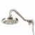 PULSE ShowerSpas Oasis Brushed Nickel Shower System Perspective: left