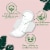 L. Chlorine Free Organic Cotton Ultra Thin Pads with Wings Overnight Absorbency Perspective: left