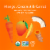 Once Upon a Farm™ Mango Coconut and Carrot with Turmeric Organic Baby Food Pouch Perspective: left