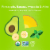 Once Upon a Farm™ Pineapple Banana and Avocado with Mint Organic Baby Food Pouch Perspective: left