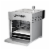 Gyber Dutton Stainless Steel Portable Camping Infrared Propane Gas Grill, Silver Perspective: left