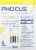Phocus™ Caffeinated Yuzu and Lime Flavored Sparkling Water Cans Perspective: left