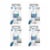 GE MWF 4PK Refrigerator Water Filter Compatible by BlueFall Perspective: left