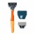 Harry's 5-Blade Men's Razor Kit - Orange Perspective: left