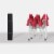 Z-Shade 10 x 10 Foot Push Button Lock Angled Leg Instant Shade Canopy Tent, Red Perspective: left