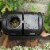 Good Ideas Compost Wizard Outdoor Garden Dual Tumbler Compost Container, Black Perspective: left