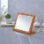 ORE International 8  Wood Adjustable Make-Up Mirror in Brown And Walnut Perspective: left