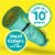 Aqua Lily Pad 18 Ft Long Water Mat Playground Floating Foam Pad for Lake, Yellow Perspective: left
