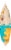 Pipcorn® Sea Salt Corn Dippers Chips Perspective: left