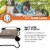 Disc-O-Bed Large Cam-O-Bunk Benchable Double Cot with Storage Organizers, Tan Perspective: left