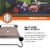 Disc-O-Bed X Large Cam-O-Bunk Benchable Double Cot with Storage Organizers, Tan Perspective: left