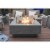 Elementi Manhattan 36 Concrete Outdoor 45,000 BTU Natural Gas Fire Pit Table Perspective: left