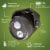 Mr Beams Brown LED Wireless Motion Sensor Mini Spotlight Perspective: left
