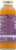 Purpose® Tea Purple Reign Super Tea Perspective: left