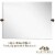 Hamilton Hills 30x40inch Bronze Pivot Mirror with Wall Brackets Perspective: left
