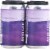 Avid Cider Company Blackberry Currant Apple Hard Cider Perspective: left