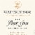 Waterbrook Pinot Gris Washington White Wine Perspective: left
