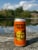 Cheboygan Brewing Blood Orange Honey Beer Cans Perspective: left