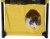 Pet Life Kitty-Square Obstacle Soft Folding Play-Active Collapsible Pet Cat House Furniture Perspective: left