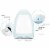 EyeVac Home Automatic Touchless Stationary Vacuum w/Infrared Sensors, Sea Glass Perspective: left