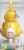 Treat Street Funny Bunny® Windup Walking Jelly Bean Easter Candy Dispenser Perspective: left