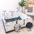 EZwhelp EZclassic 48 x 48 Puppy Dog Whelping Box Playpen w/Rails & Liner, Gray Perspective: left