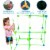 Funphix Glow in the Dark Fort Building Kit - Blue/Green Perspective: left