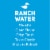Waterbird Ranch Water Tequila Hard Seltzer Perspective: left