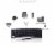 SANOXY Foldable Wireless Keyboard with Cell Phone Stand (Black) Perspective: left
