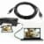 Printer Cable USB 2.0 A to B A Male to B Male Compatible with HP Cannon Epson Dell Brother Perspective: left