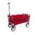 Seina Steel Compact Collapsible Folding Outdoor Portable Utility Cart - Red Perspective: left