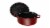Staub Cast Iron 7-qt Oval Cocotte - Grenadine Perspective: left