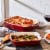Staub Ceramic 2-pc Rectangular Baking Dish Set - Rustic Red Perspective: left